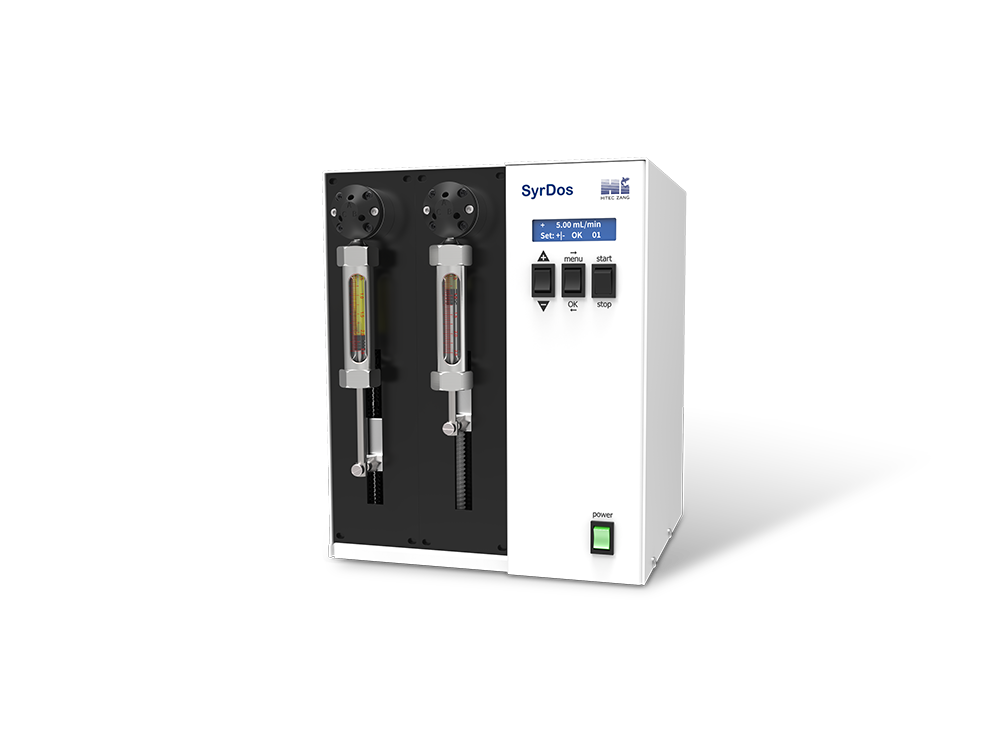 HiTec Zang SyrDos Spritzenpumpe Galerie | HiTec Zang – Führender Anbieter für Laborreaktoren in der chemischen Verfahrenstechnik